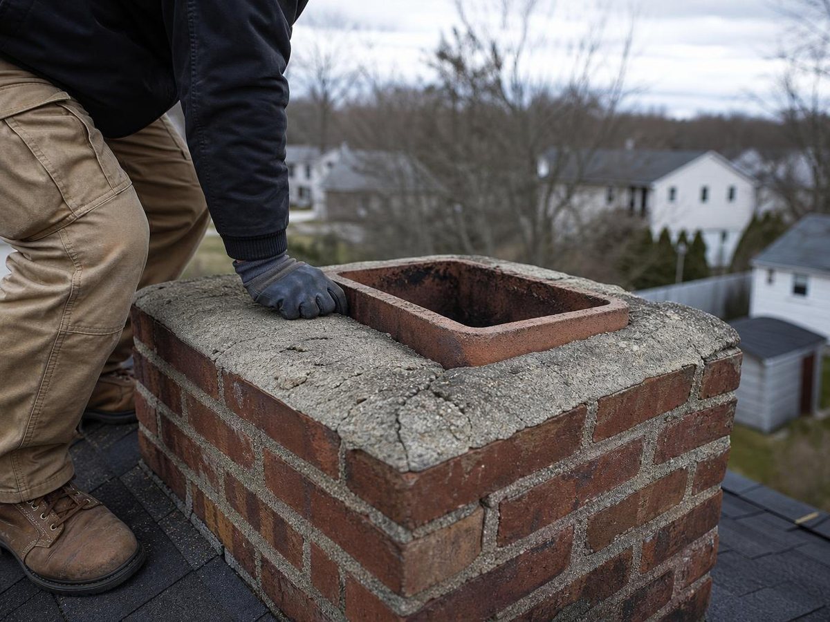 Aimee Chimney Repair work in Encino